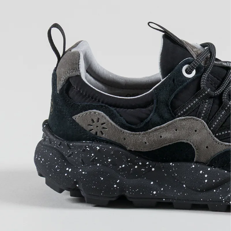Flower Mountain Womens Yamano 3 Shoes Black Suede Nylon-4