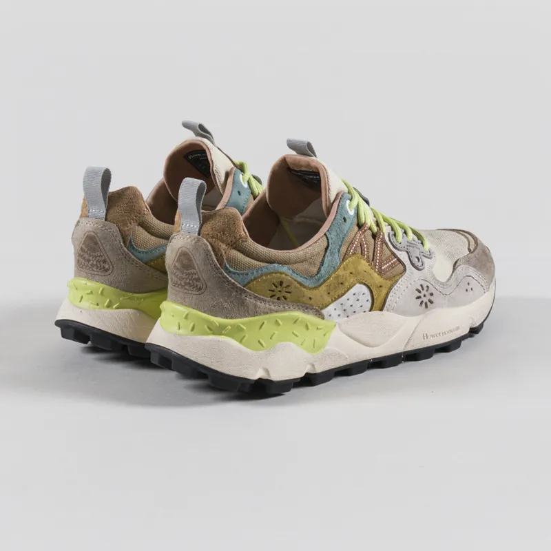 Flower Mountain Yamano 3 Shoes Grey White Light Brown Suede Canvas Washed-1