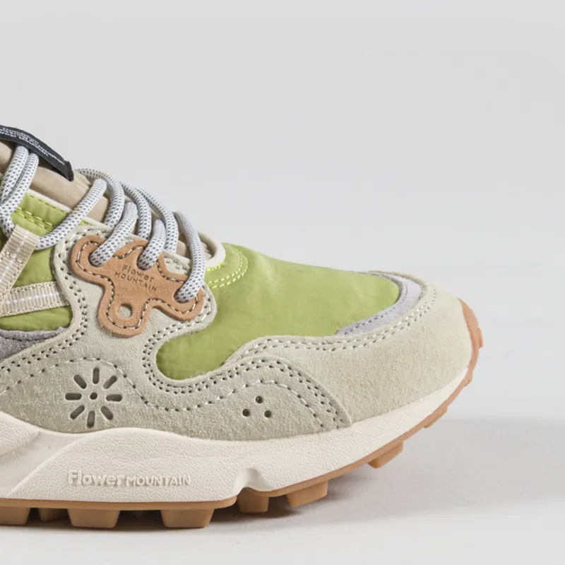 Flower Mountain Yamano 3 Shoes Milk Light Green Suede Nylon-5