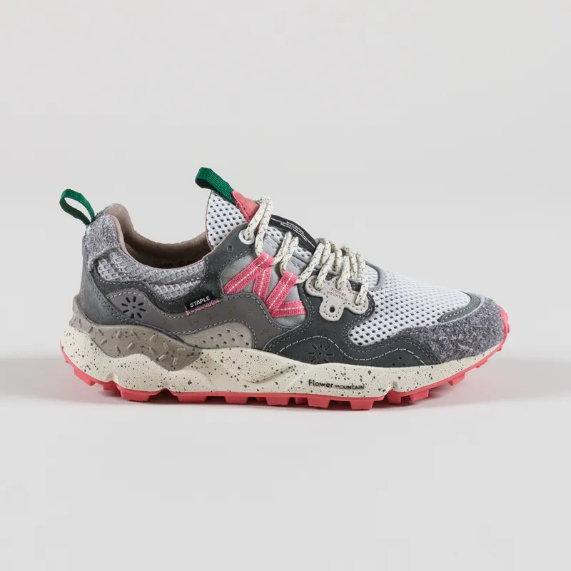 Flower Mountain x Staple Yamano 3 Shoes Grey Anthracite Rose-2
