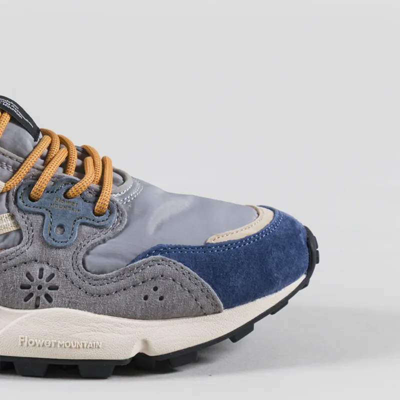 Flower Mountain Yamano 3 Shoes Navy Grey Taupe Suede Nylon-5