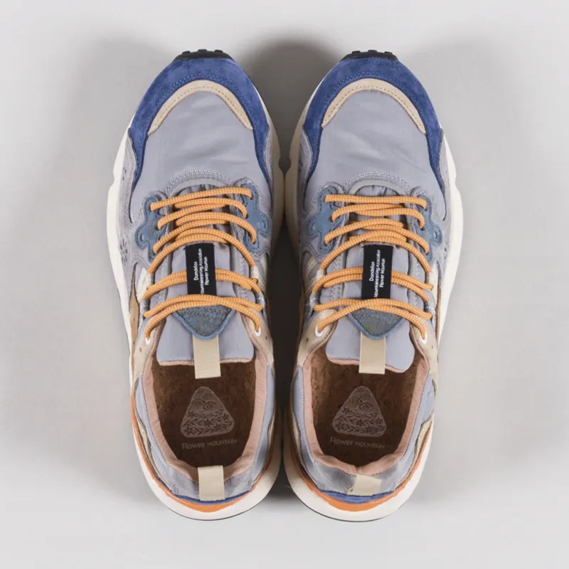 Flower Mountain Yamano 3 Shoes Navy Grey Taupe Suede Nylon-6