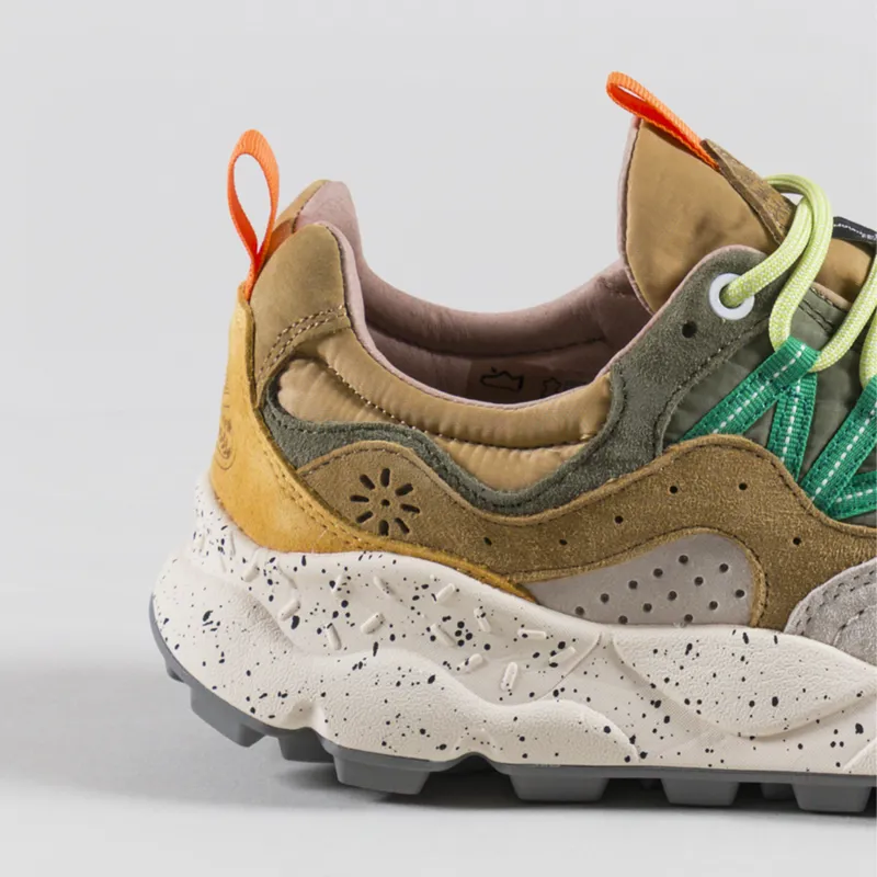 Flower Mountain Yamano 3 Shoes Grey White Taupe Suede Nylon-4