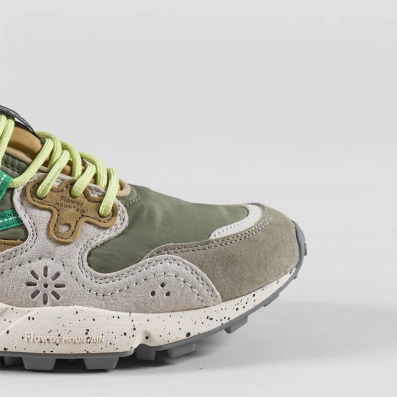 Flower Mountain Yamano 3 Shoes Grey White Taupe Suede Nylon-5
