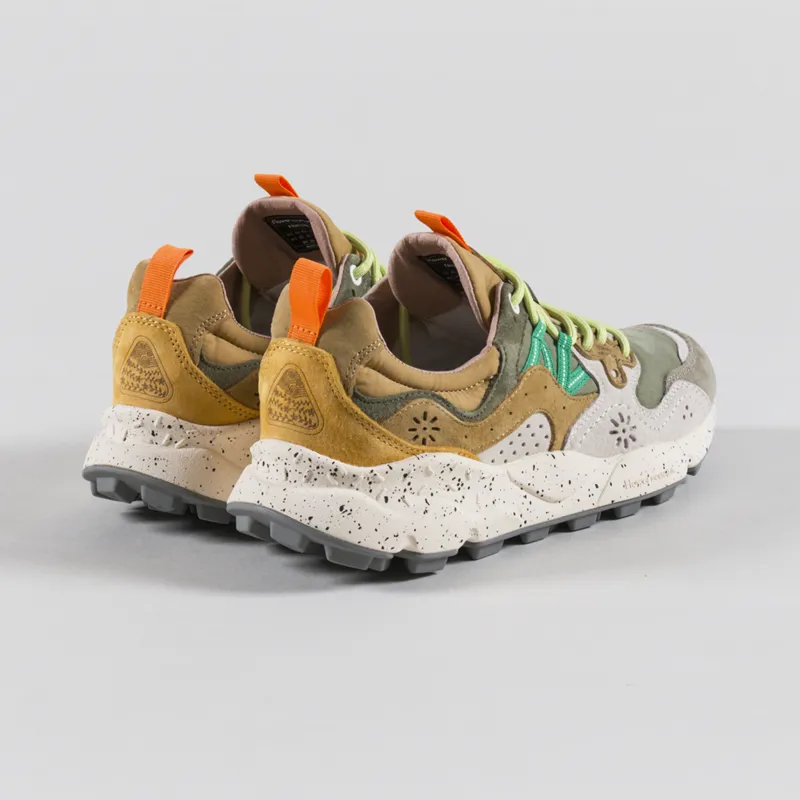 Flower Mountain Yamano 3 Shoes Grey White Taupe Suede Nylon-1