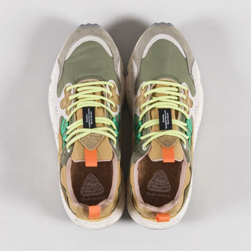 Flower Mountain Yamano 3 Shoes Grey White Taupe Suede Nylon-6