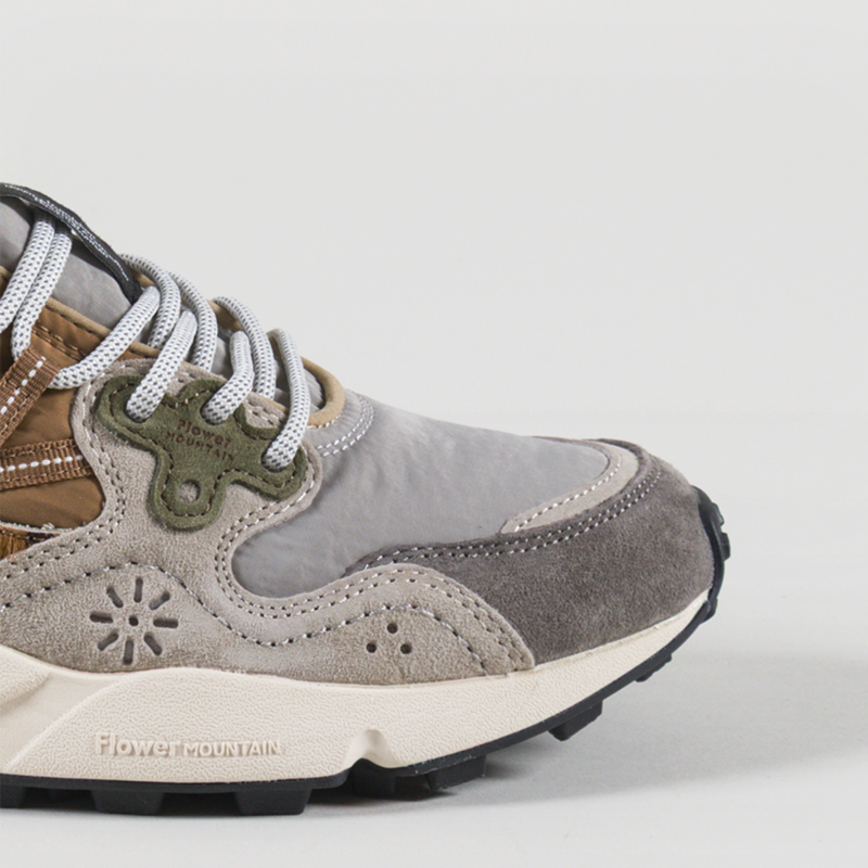 Flower Mountain Yamano 3 Shoe Taupe Beige Copper Suede Pony Hair Nylon-5