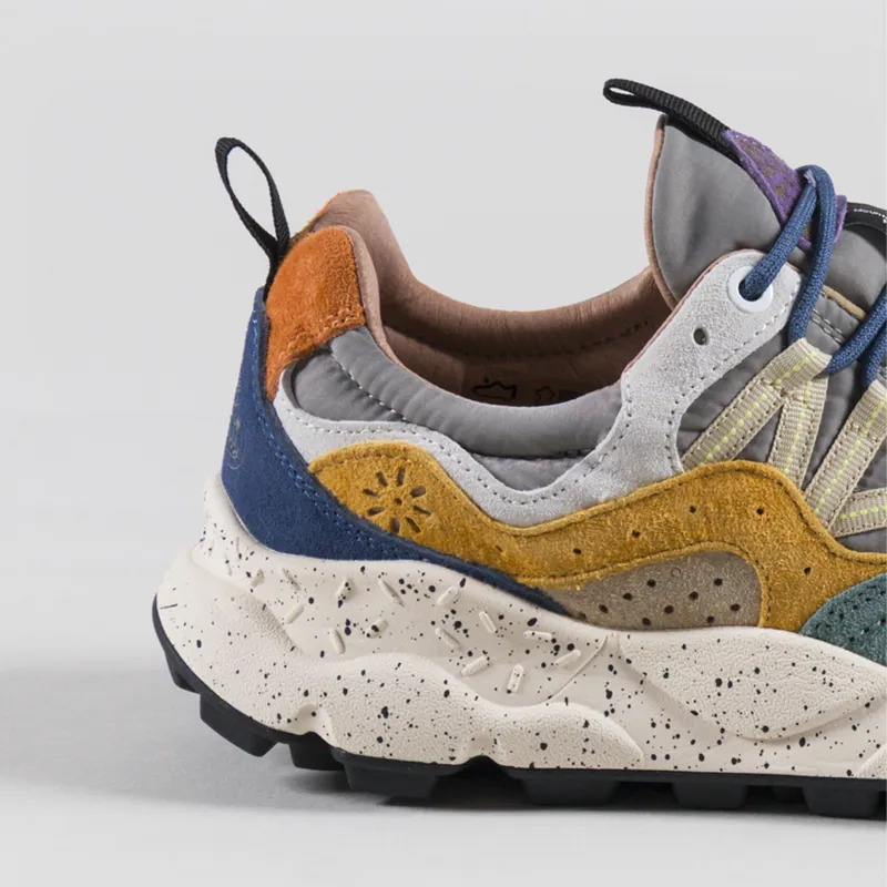 Flower Mountain Yamano 3 Shoes Grey Petrol Zucca Suede Nylon-4