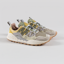 Flower Mountain Washi Shoes Taupe White Yellow Suede Nylon