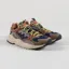 Flower Mountain Yamabushi Shoes Brown Black Mud Suede Nylon