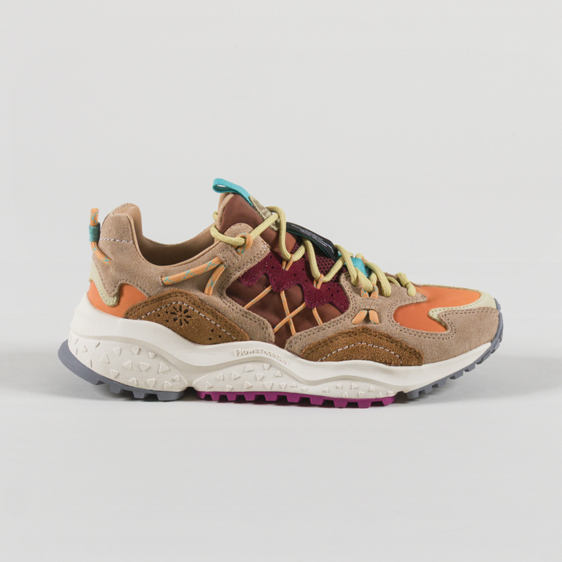 Flower Mountain Womens Yamabushi Shoes Orange Cognac Warm Orange Cow Suede-2