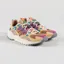 Flower Mountain Womens Yamabushi Shoes Zucca Brown Violet Suede Nylon