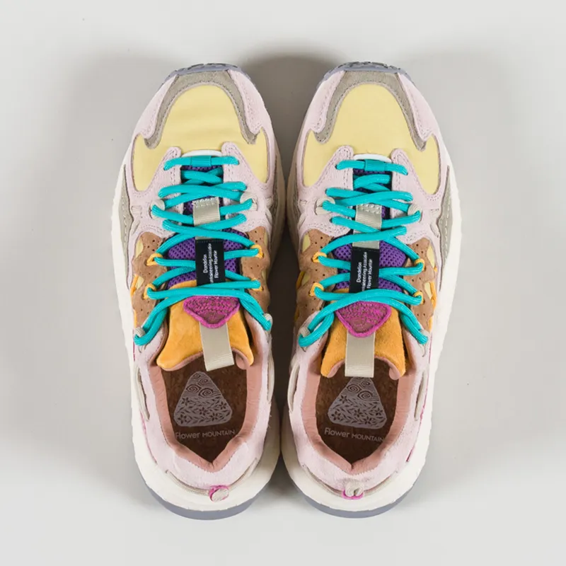Flower Mountain Womens Yamabushi Shoes Cipria Yellow Taupe-6