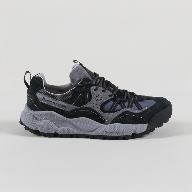 Flower Mountain Back Country 2 Waterproof Shoes Black Anthracite Suede-2