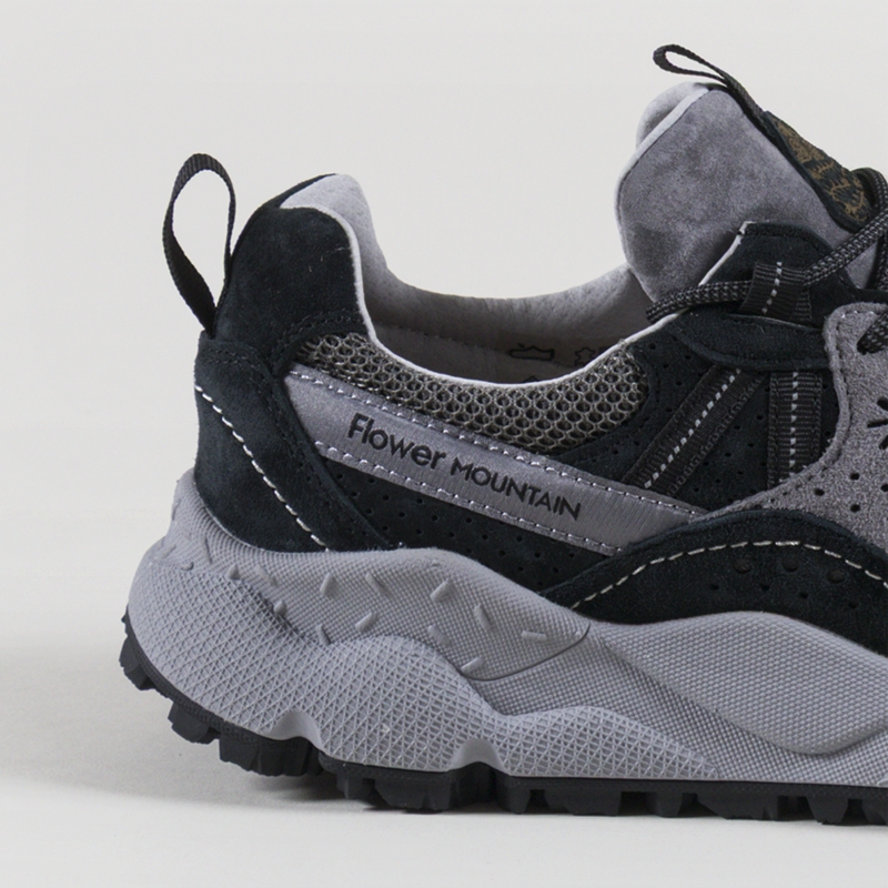 Flower Mountain Back Country 2 Waterproof Shoes Black Anthracite Suede-4