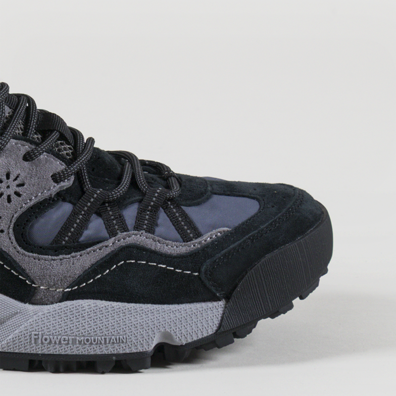 Flower Mountain Back Country 2 Waterproof Shoes Black Anthracite Suede-5