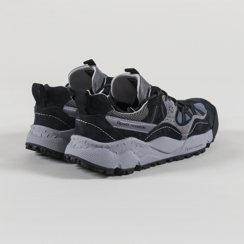 Flower Mountain Back Country 2 Waterproof Shoes Black Anthracite Suede-1