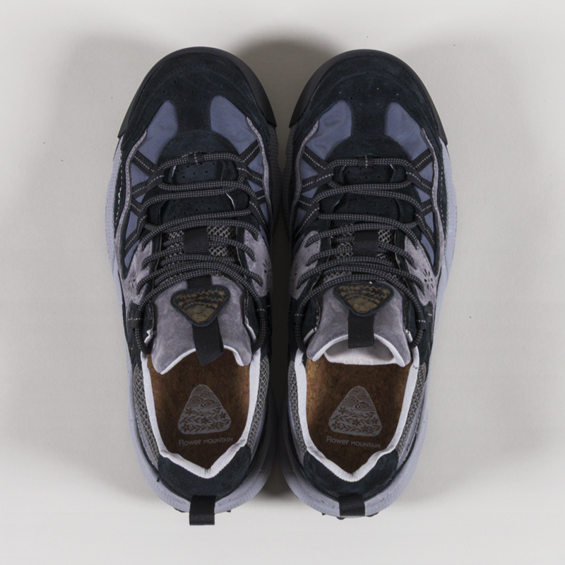 Flower Mountain Back Country 2 Waterproof Shoes Black Anthracite Suede-6
