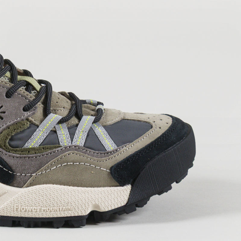 Flower Mountain Back Country 2 Waterproof Shoes Dark Brown Taupe Suede-5