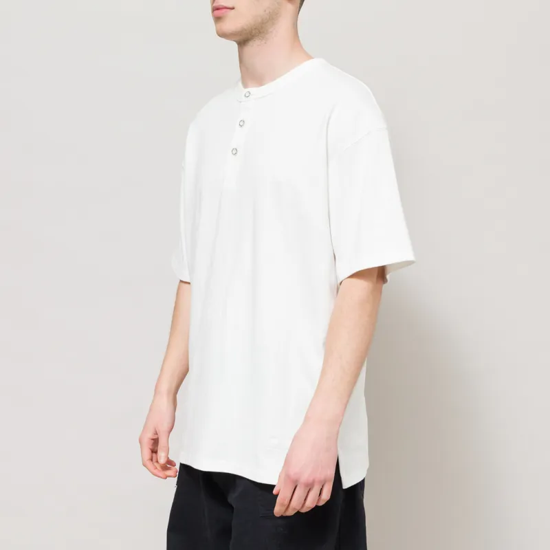 Frizmworks Henley Half T Shirt White-1