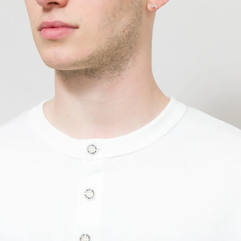 Frizmworks Henley Half T Shirt White-3