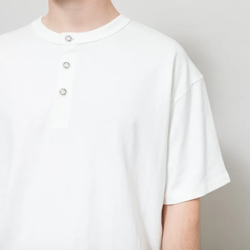 Frizmworks Henley Half T Shirt White-4