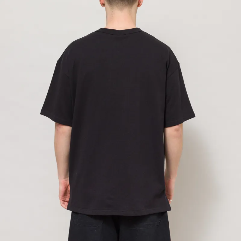 Frizmworks Henley Half T Shirt Black-2