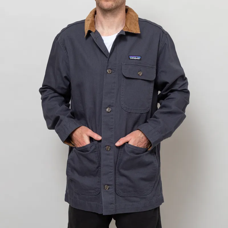 Patagonia Point Reyes Canvas Jacket Smolder Blue-1