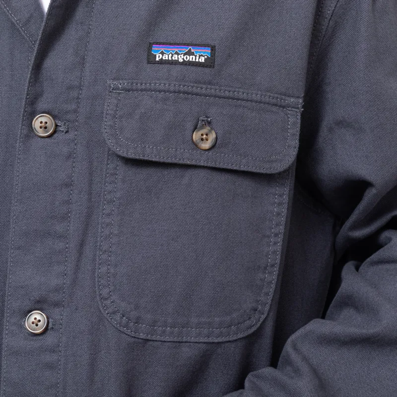 Patagonia Point Reyes Canvas Jacket Smolder Blue-10