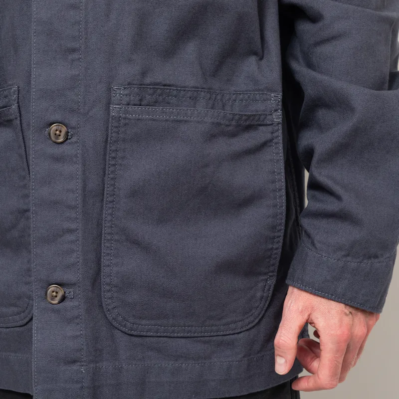 Patagonia Point Reyes Canvas Jacket Smolder Blue-12