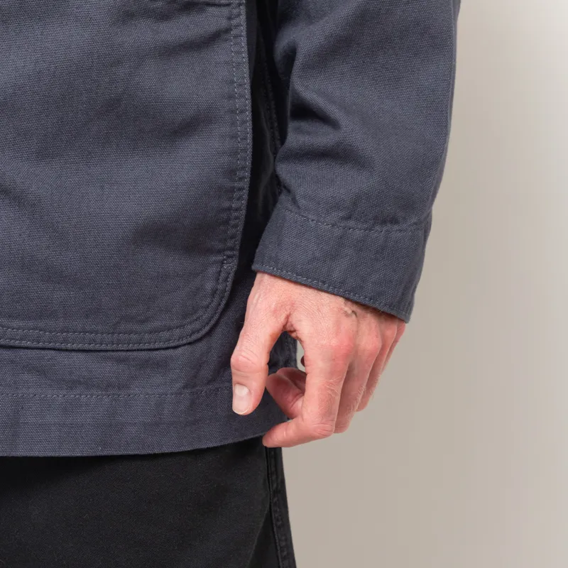 Patagonia Point Reyes Canvas Jacket Smolder Blue-13