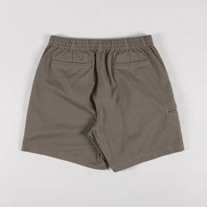 Frizmworks Washed Officer Chino Shorts Mud-1