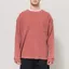 Frizmworks Pigment Dyeing Waffle Long Sleeve T Shirt Pink
