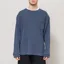 Frizmworks Pigment Dyeing Waffle Long Sleeve T Shirt Blue