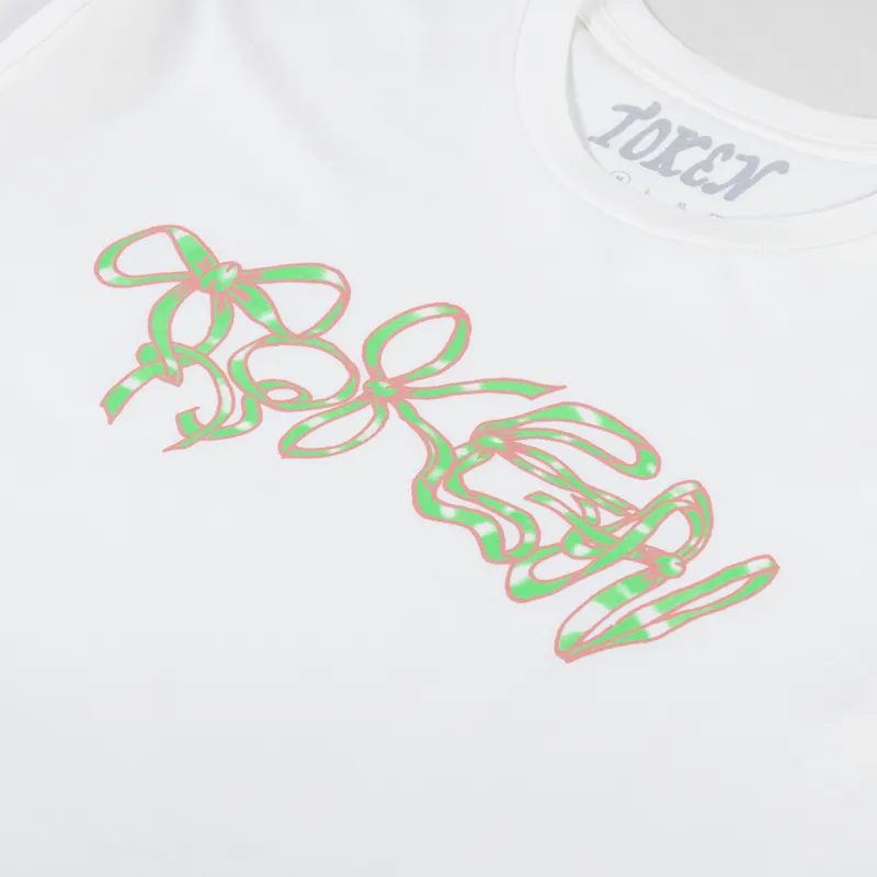 Token Ribbon T Shirt Natural-2