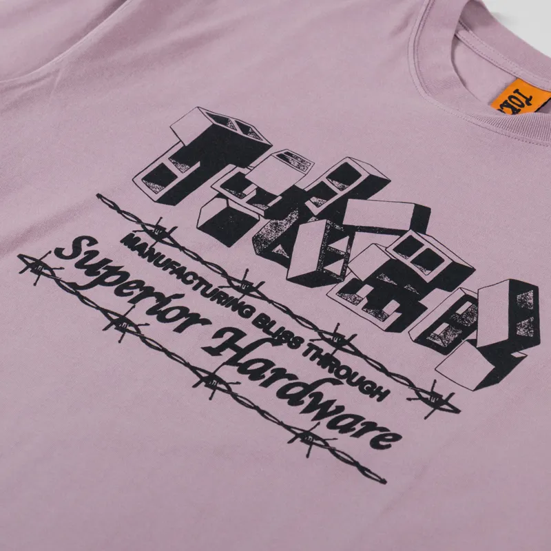 Token Breeze Block T Shirt Mauve-2