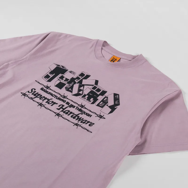 Token Breeze Block T Shirt Mauve-1