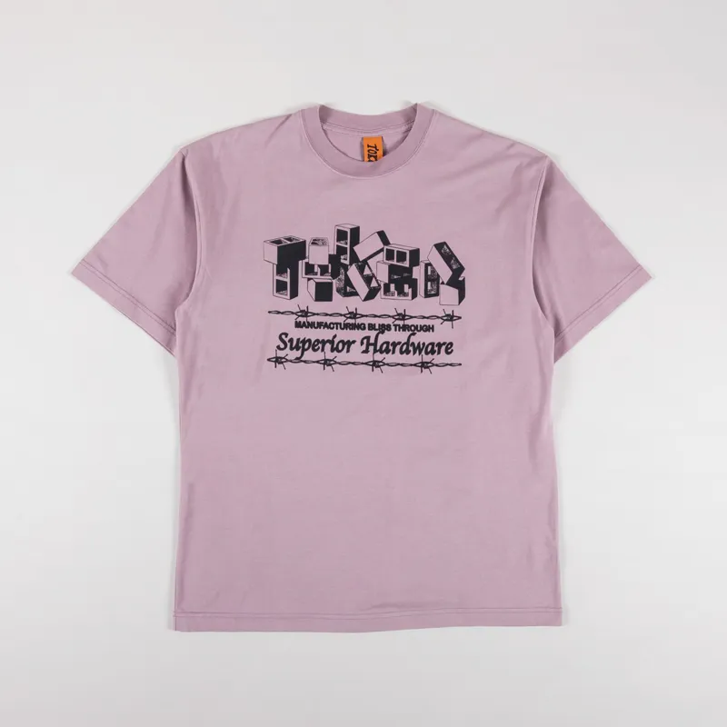 Token Breeze Block T Shirt Mauve