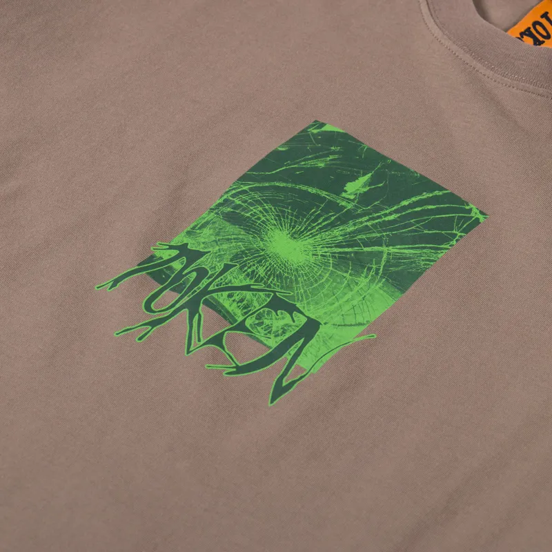 Token Cracked T Shirt Walnut-2