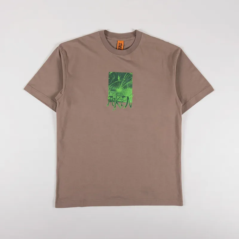 Token Cracked T Shirt Walnut
