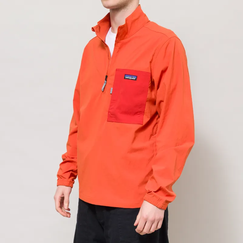 Patagonia Outdoor Everyday Marsupial Pullover Coal Orange-1