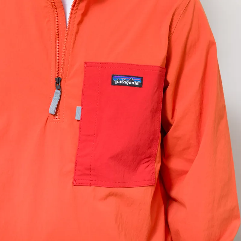 Patagonia Outdoor Everyday Marsupial Pullover Coal Orange-4