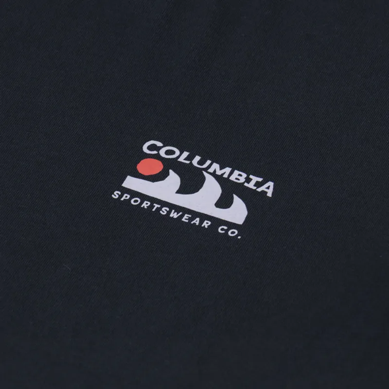 Columbia Explorers Canyon T Shirt Black Peaks and Waves-5