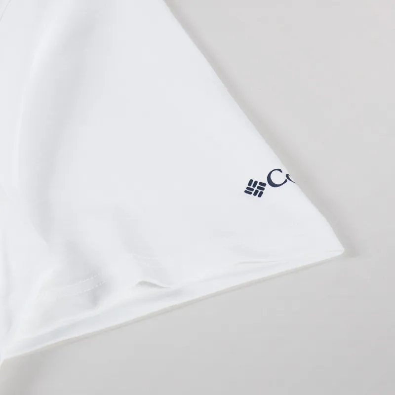 Columbia Explorers Canyon T Shirt White Peaks And Waves-7