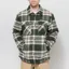 Patagonia Lightweight Insulated Fjord Flannel Shirt Ashore Old Growth Green