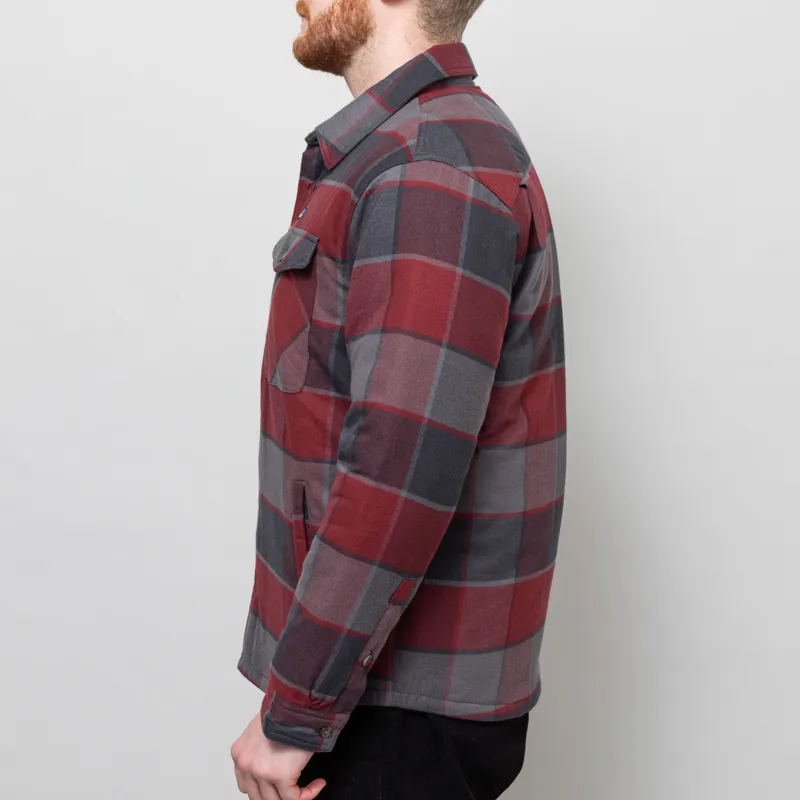 Patagonia Lightweight Insulated Fjord Flannel Shirt William Ink Black-3