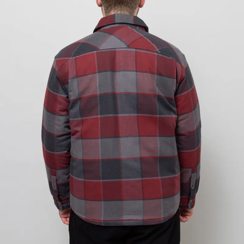 Patagonia Lightweight Insulated Fjord Flannel Shirt William Ink Black-4