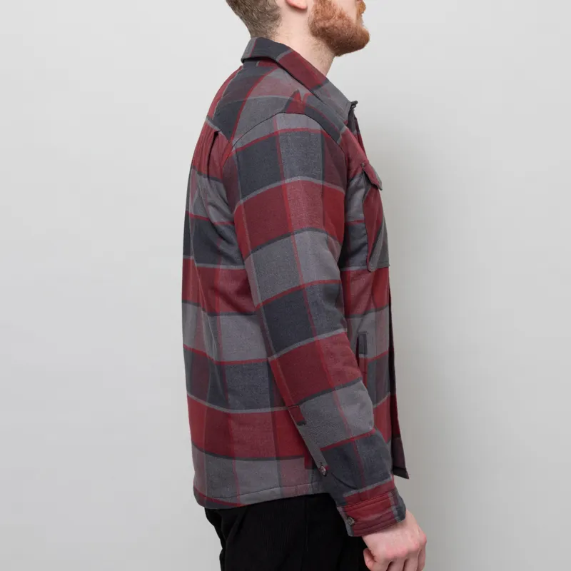 Patagonia Lightweight Insulated Fjord Flannel Shirt William Ink Black-5