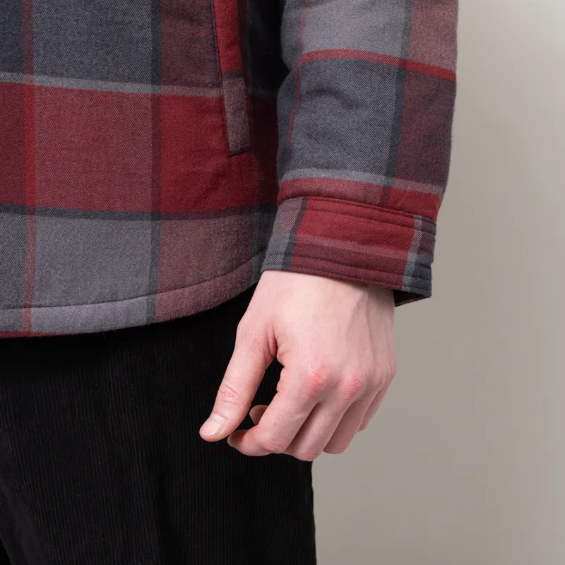 Patagonia Lightweight Insulated Fjord Flannel Shirt William Ink Black-11