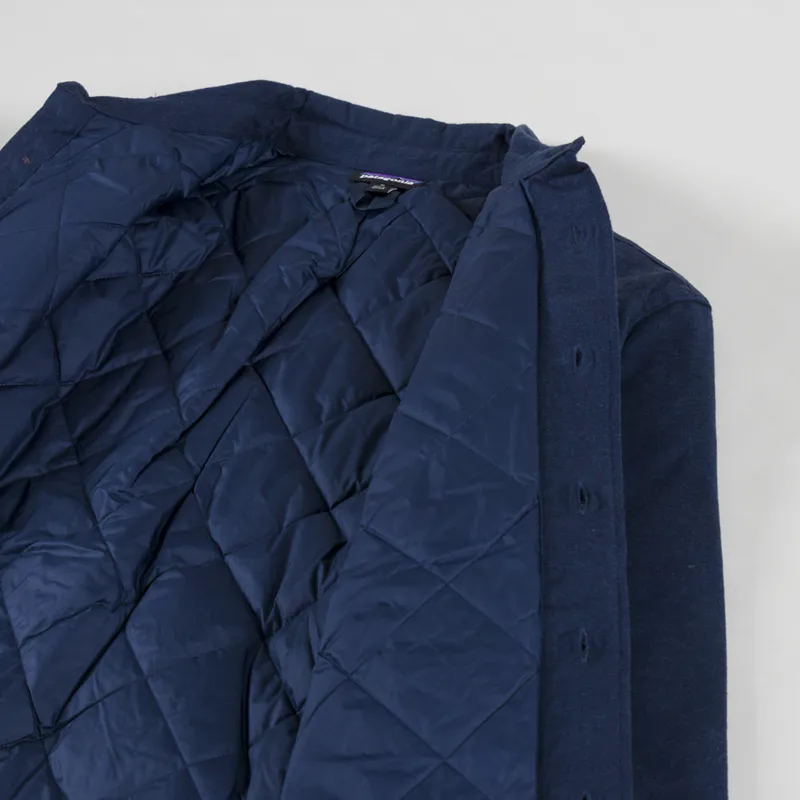 Patagonia Lightweight Insulated Fjord Flannel Shirt New Navy-4